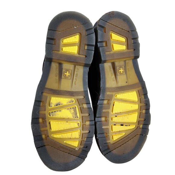 Dr Martens Brown Leather Steel Toe Safety Shoes Size UK 5 Womens 7 Mens 5 Work - Picture 6 of 13